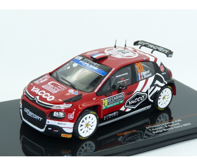 1:43 Citroen C3 Rally 2 #20 Y.Rossel Rally Monte Carlo 2024