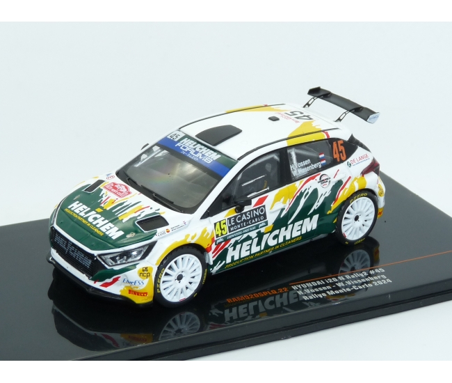 1:43 Hyundai i20 N Rally2 #45 H.Vossen Rally Monte Carlo 2024