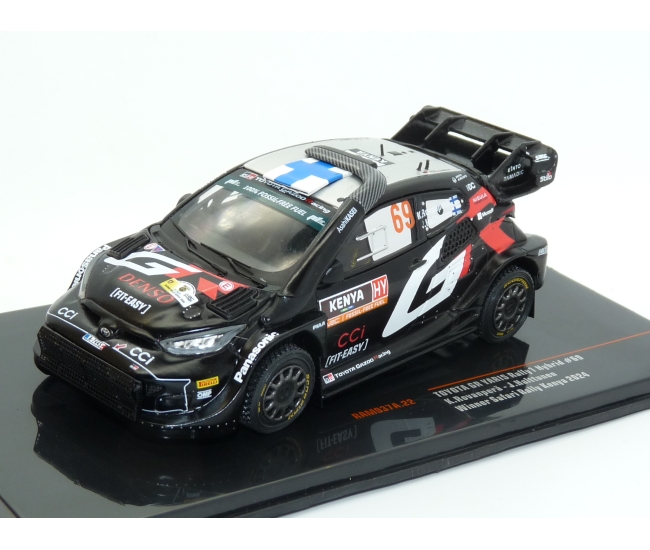 1:43 Toyota Yaris Rally1 WRC #69 K.Rovanpera Rally Kenya 2024