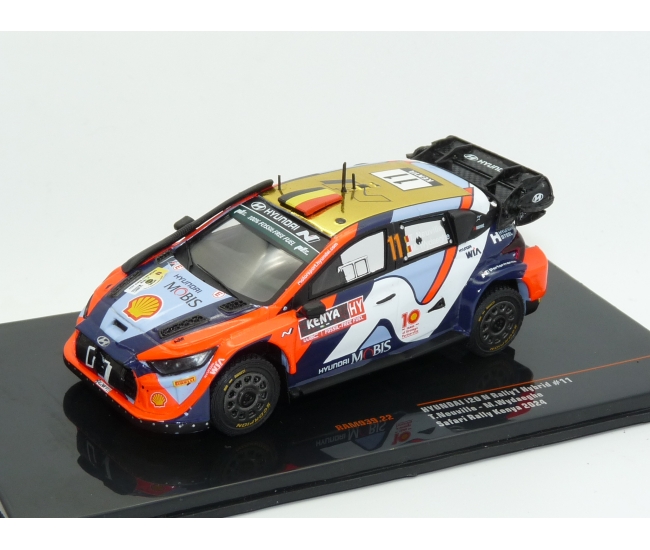 1:43 Hyundai I20 N Rally1 WRC #11 T.Neuville Rally Safari Kenya 2024
