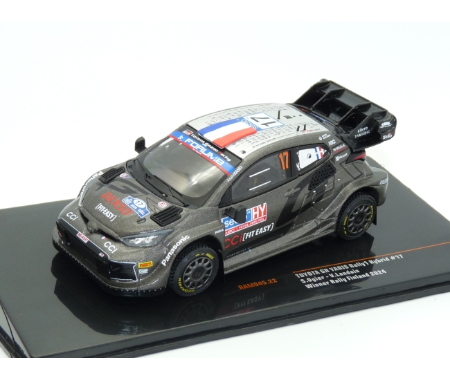 1:43 Toyota GR Yaris Rally1 Hybrid #17 S.Ogier Rally Finland 2024