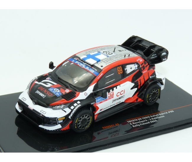 1:43 Toyota GR Yaris Rally1 Hybrid #69 K.Rovanpera Rally Finland 2024