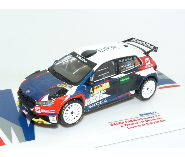 1:43 Skoda Fabia RS Rally2 #4 S.Wagner Lavanttal Rally 2024