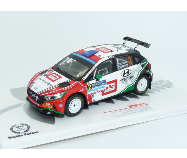 1:43 Hyundai i20 N Rally2 #2 H.Paddon Rally Serras de Fafe 2023
