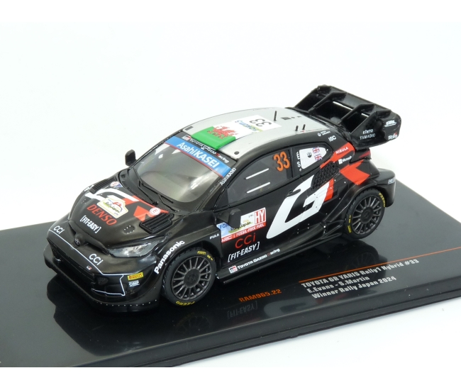 1:43 Toyota GR Yaris Rally1 #33 E.Evans Rally Japan 2024