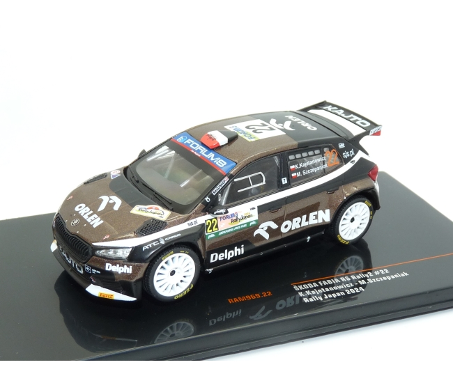 1:43 Skoda Fabia RS Rally2 #2 K.Kajetanowicz Rally Japan 2024