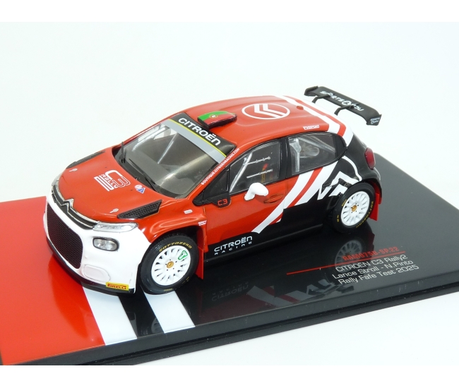 1:43 Citroen C3 Rally2 WRC L.Stroll Rally Fafe Test 2025