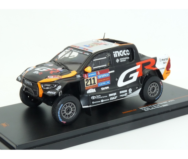 1:43 Toyota GR DKR Hilux Evo T1+ #211 L.Henk/C.Brett Rally Dakar 2025