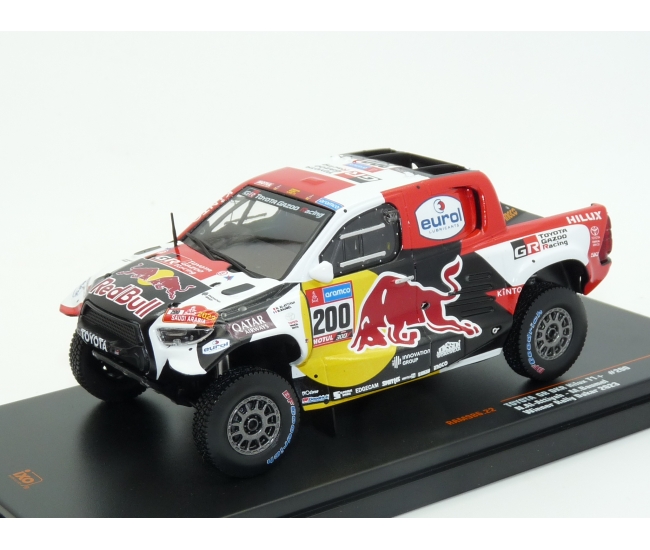 1:43 Toyota GR DKR Hilux Evo T1+ #200 N.Al-Attiyah/M.Baumel Rally Dakar 2023
