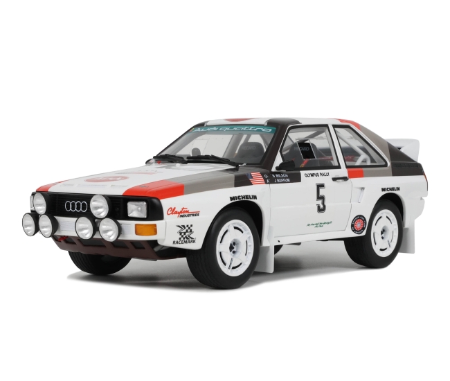 1:18 Audi Sport Quattro #5 J.Buffum Olympus Rally 1986